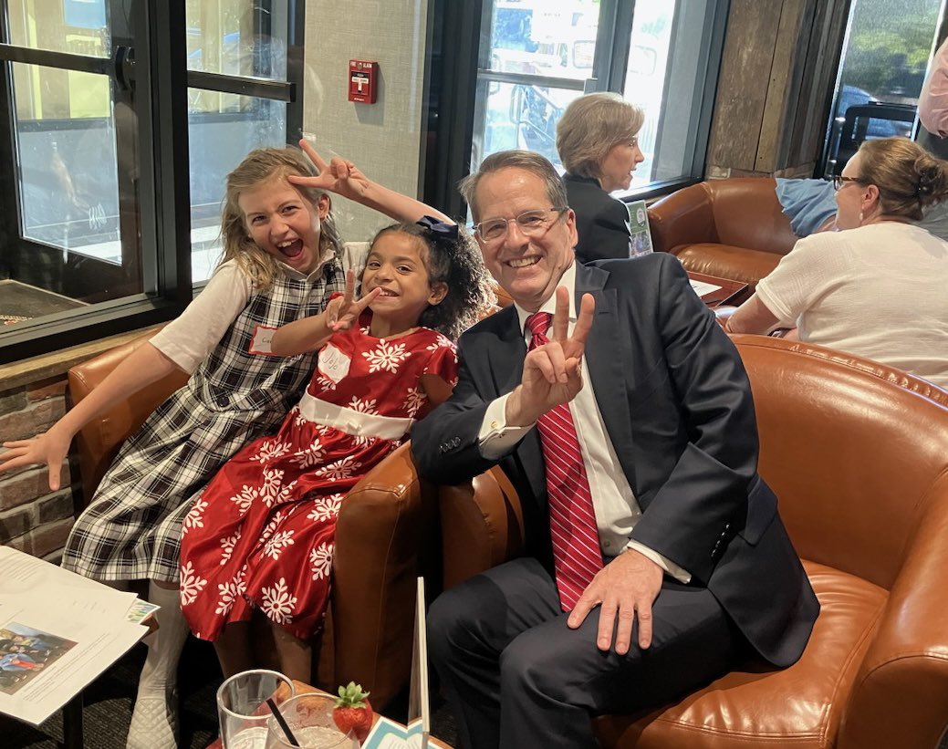 NHDeptEd's tweet photo. Spending time with a few of the lovely students benefitting from the Education Freedom Accounts. #schoolchoiceworks https://t.co/3uyGfUSCT6