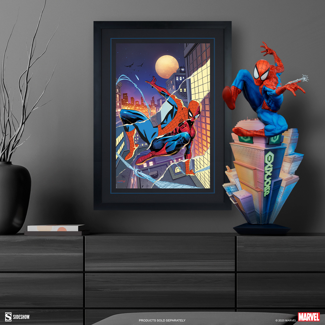This friendly superhero is changing up his threads! The Amazing Spider-Man Fine Art Print by @IbanCoelloSoria available for pre-order NOW in a limited edition of 150 on paper and 50 on HD Aluminum. 

side.show/2ln02

#Marvel #PeterParker #Art