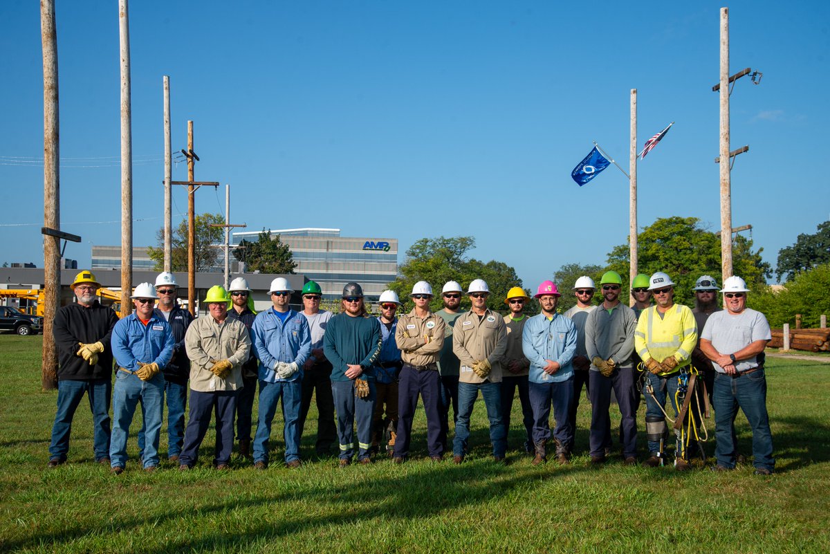 This week, AMP hosted a #Lineworker Basic 1 training course at AMP headquarters in Columbus, where 16 apprentice lineworkers learned climbing skills, electrical theory, applied mathematics, first aid, safety and transformer basics. #WeArePublicPower #PublicPower #Training