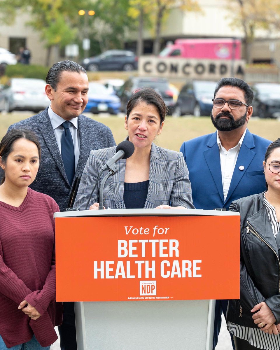 There are hundreds of health professionals living in Manitoba who can't work – and we need them.

Instead of helping them, Stefanson is putting up roadblocks.

We'll work with them to get their credentials recognized sooner, so they can provide the health care people need.