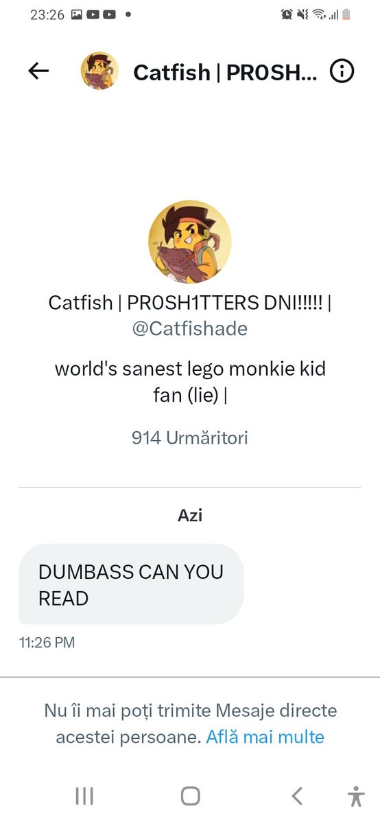 Lupi0290's tweet photo. BRO, YOU ARE NUTS?! @Catfishade or wath at lest let's talk don't be a jeark really https://t.co/XqyHfpJZi5