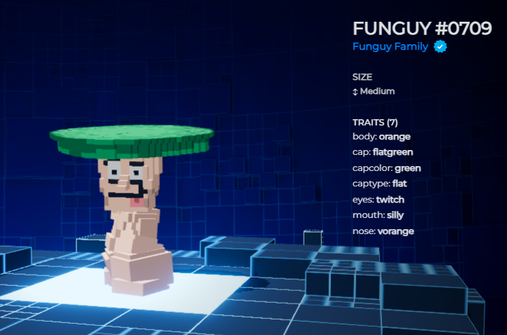 3d_biagi's tweet photo. Can't wait to run around @TheSandboxGame with my funguy #0709 avatar! 🥳🎉🍄 ❤️
@FunguyFamily @TuschayStudios #InteroperableAvatar https://t.co/8QxHTGRN3B