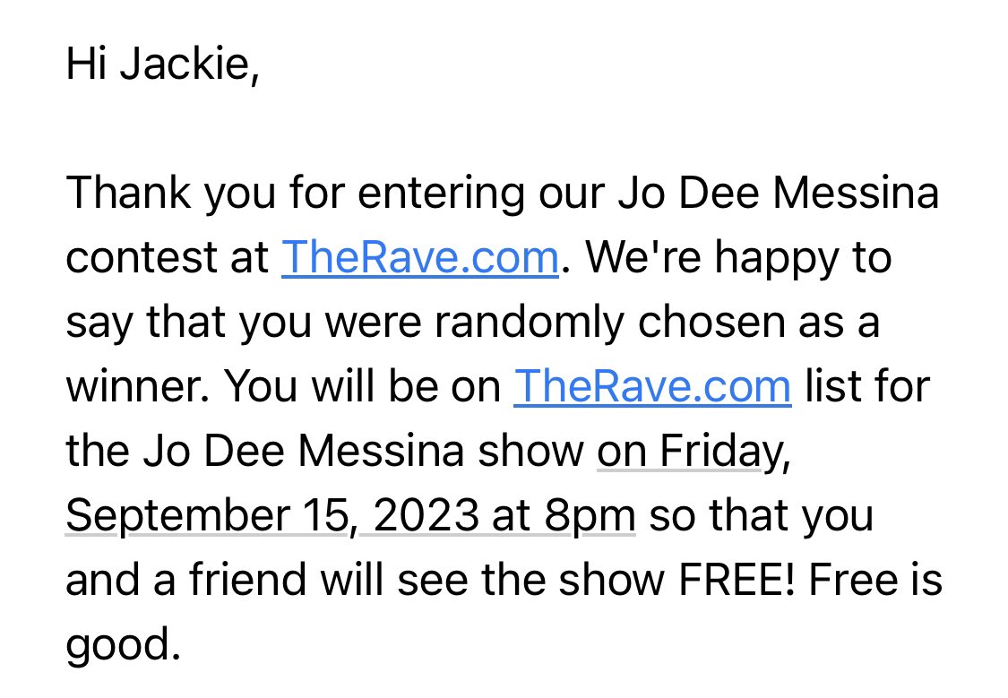 beejack209's tweet photo. When you finally win something and then can’t go…😭 catch ya next time @jodeemessina #headscarolina #tailscalifornia #justtobeloved https://t.co/HnSxL3bjEV