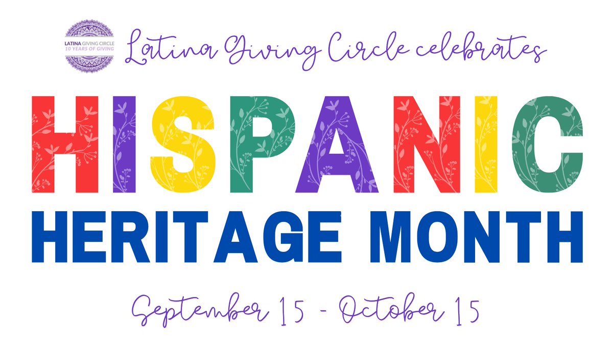 Today marks the start of National Hispanic Heritage Month! 🎉 This month we come together to celebrate the histories, cultures, and contributions of Hispanic & Latino Americans. Follow along with us this month for inspiring stories, historical figures, and resources 💜
