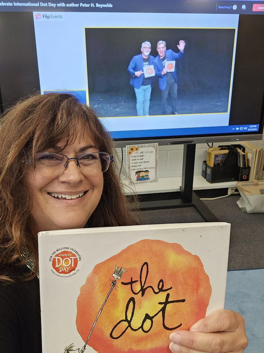 Cre8tiveLib's tweet photo. Happy International Dot Day, @peterhreynolds @FablePaul @MicrosoftFlip @DotClubConnect #CreateBravely https://t.co/wwIgN8KF7v