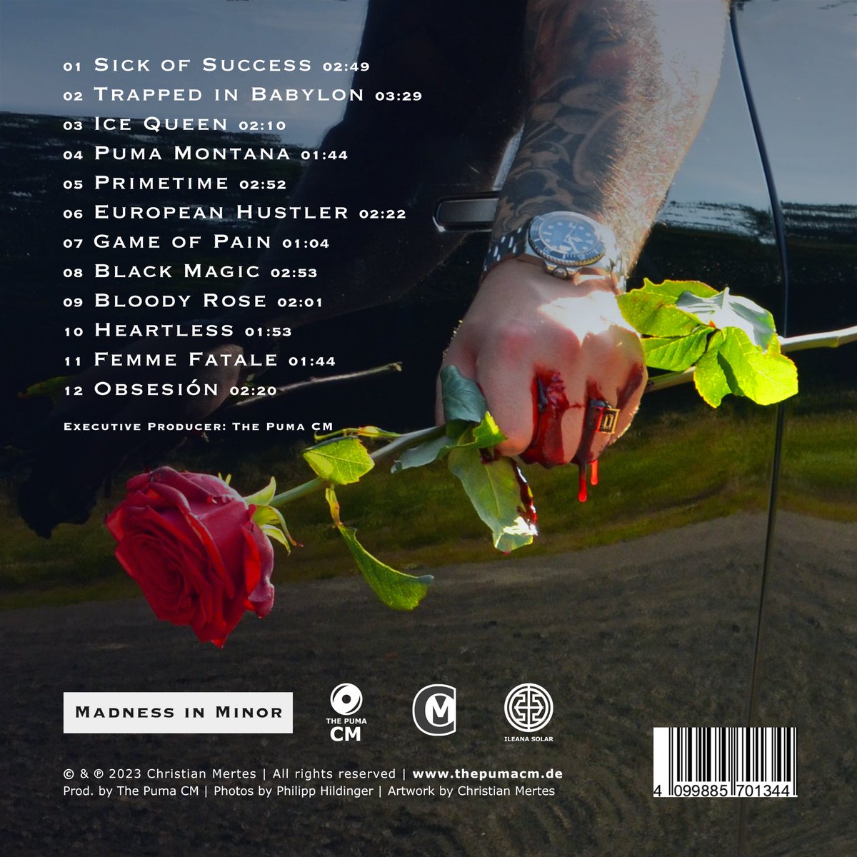 ThePumaCM's tweet photo. 🎵 Get Ready for "Madness in Minor" - Coming Soon! 🎶

The moment we've all been waiting for is just around the corner. On September 22nd, mark your calendars because "Madness in Minor" drops! 🎶

🔥 #MadnessInMinor #NewAlbum #COMINGSOON #tracklist #backcover #artwork 🔥 https://t.co/PI7GHmnGsJ