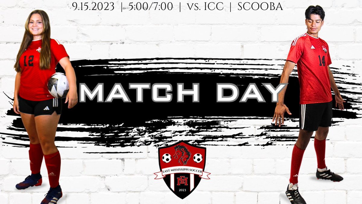 MATCH DAY! Soccer will open division play at home this evening vs ICC. Women set to play at 5 p.m., men will follow. Watch live at emcclive.com, video only. #PR1DE