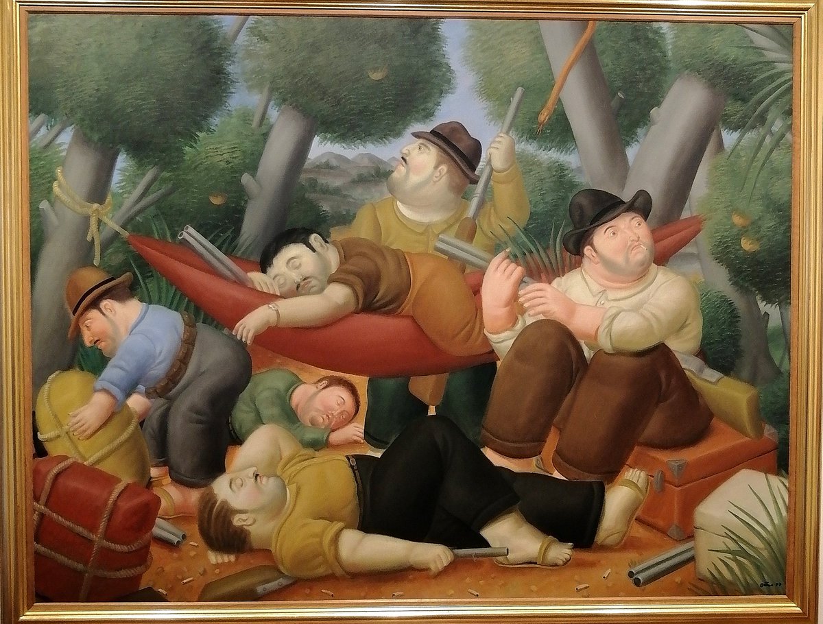 MSaitTaskiran's tweet photo. Eserlerinin yer aldığı müze ve meydan yapmak istendiğinde Botero,ücretsiz olma şartıyla teklifi kabul etti.Kolombiya'da kaldığım vakitler Bogotá ve Medellín'de onun 'hacimli' dediği ölümsüz eserlerine yakından bakma fırsatım oldu.Bu dünyadan 91 yaşında hacimli bir Botero göçtü... https://t.co/8jtL1KEBi4
