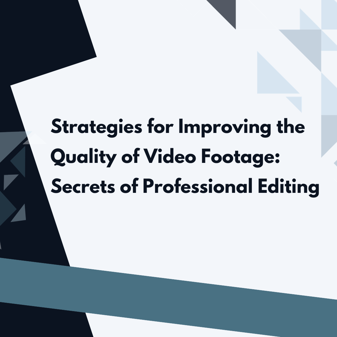 Strategies for Improving the Quality of Video Footage: Secrets of Professional Editing
Read the full article on the site. Link in your profile!!!
#VideoEditingMastery #ProfessionalEditingTips #CinematicQuality #StorytellingThroughEditing #VisualNarratives #EditingTechniques