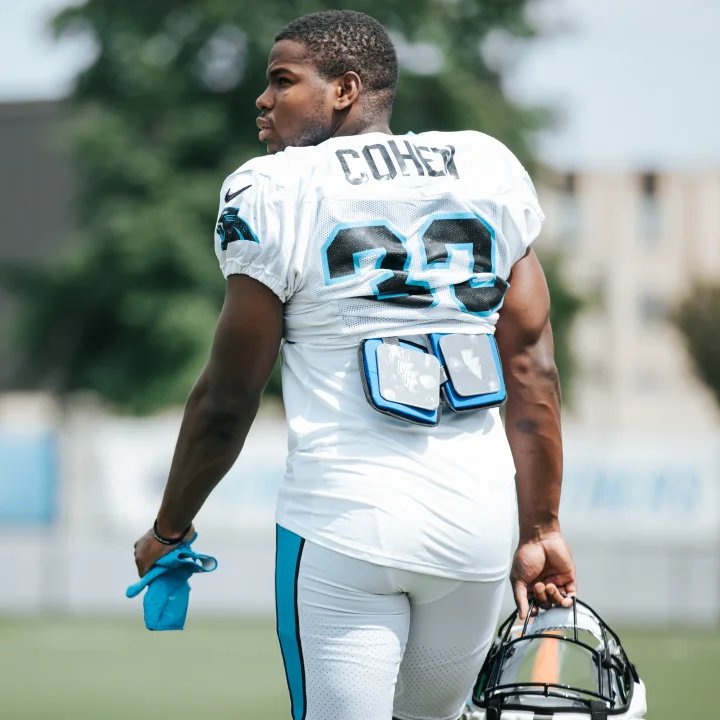 coachlisaj's tweet photo. North Carolina A&amp;T (RB) Tarik Cohen, Carolina Panthers practice squad https://t.co/WuRpSuJHFw