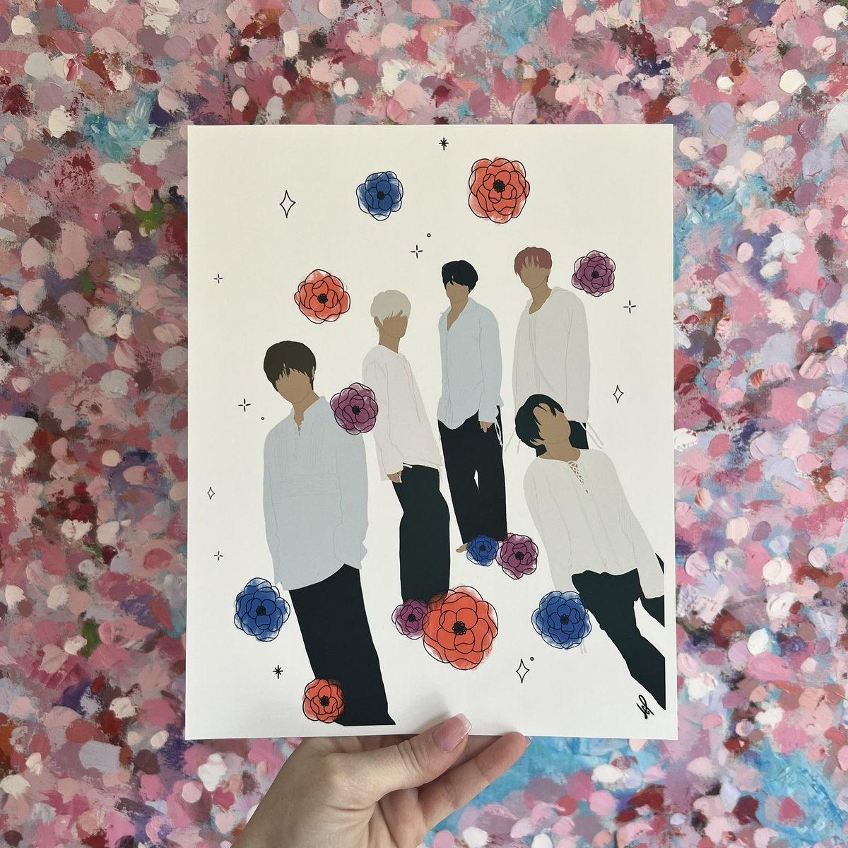 lucidmoonlight_'s tweet photo. Some 8’x10 prints of #P1Harmony , #ENHYPEN , and #TXT 😍 https://t.co/LbNXW273JQ