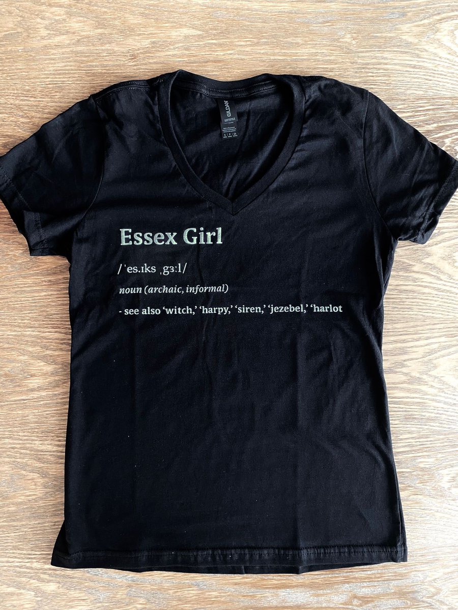 T-shirt Femme Essex Girls - Fruit Of The Loom, Neuf Sans étiquette