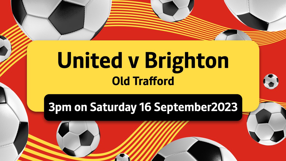 🏆 #PL action returns to Old Trafford tomorrow [16 September] with #MUFC taking on #BHAFC

Consider parking your car for free at one of our park and rides and complete your journey by tram!

All you need to do is purchase a ticket and hop on board 👉 tfgm.com/man-utd