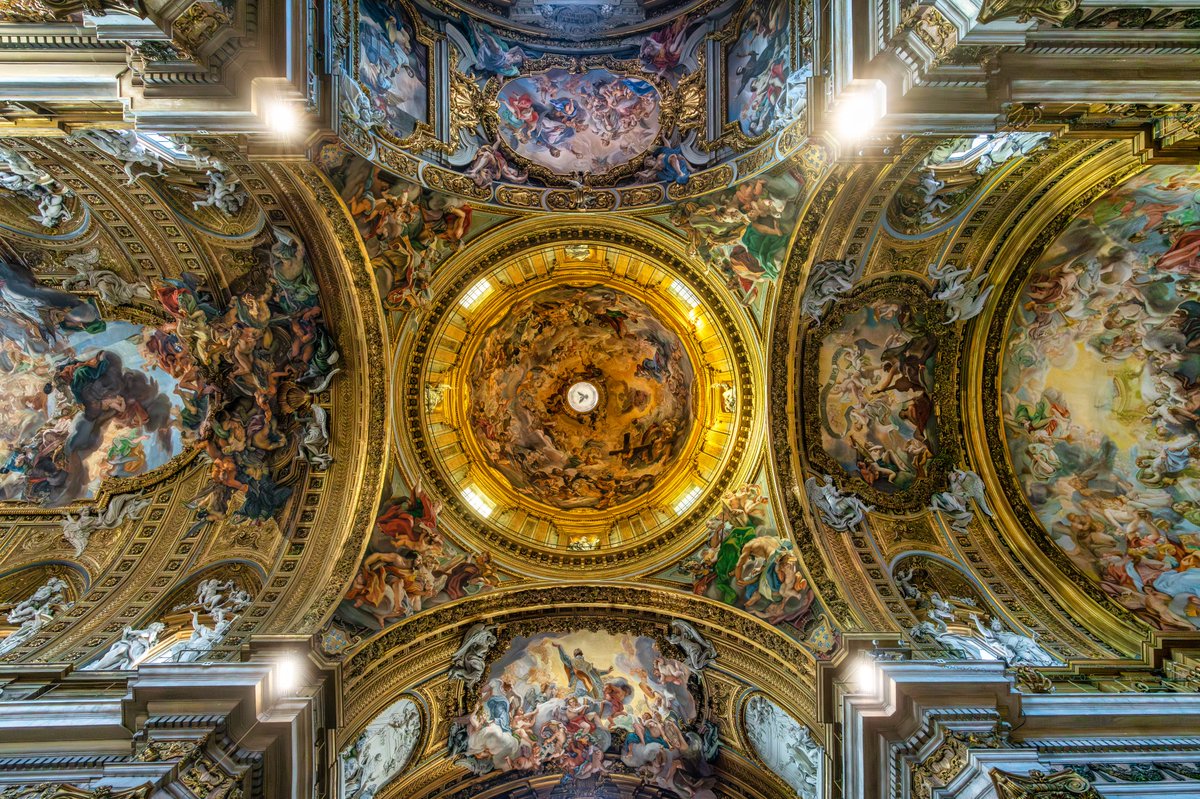 FlamesayFoto's tweet photo. Roma  es una de las mejores ciudades del mundo para padecer cervicalgia. Los  techos de sus iglesias son a cada cual más impresionantes.
🌍 Roma | Italia
📸 Sony A7RIII + Sony 16-35 f2.8 GM
🔗 Instagram: https://t.co/jmsU2vASpg https://t.co/IvZMpnOdqV