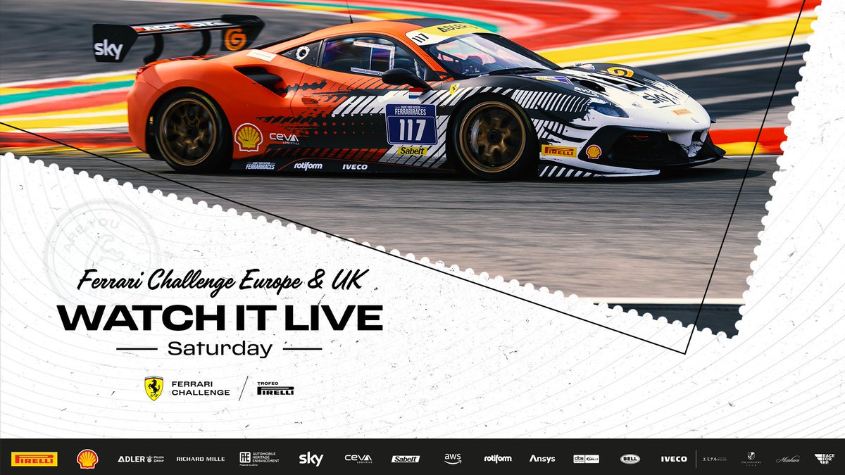 Ferrari Races (@ferrariraces) on Twitter photo The #FerrariChallenge EU and UK action is just around the corner! ๐คฉ๐ง๐ช
Watch all the action LIVE ๐ live.ferrari.com
Trofeo <a href="/pirellisport/">Pirelli Motorsport</a> Coppa <a href="/ShellMotorsport/">ShellMotorsportTeam</a>
โฃ#Ferrari488ChallengeEvo #FerrariCorseClienti #FerrariRaces The #FerrariChallenge EU and UK action is just around the corner! ๐คฉ๐ง๐ช
Watch all the action LIVE ๐ live.ferrari.com
Trofeo <a href="/pirellisport/">Pirelli Motorsport</a> Coppa <a href="/ShellMotorsport/">ShellMotorsportTeam</a>
โฃ#Ferrari488ChallengeEvo #FerrariCorseClienti #FerrariRaces