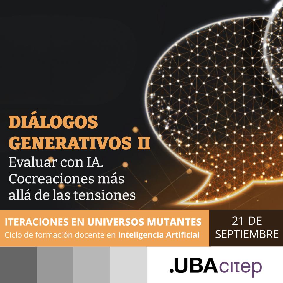 CitepUBA's tweet photo. Nueva propuesta del Ciclo de formación docente en IA 👇 
DIÁLOGOS GENERATIVOS II - Evaluar con IA
Autoras: Mariana Gild, Elsie Aubert, Cecilia Novello, María Eugenia González Ocampo y Anahí Kullock

https://t.co/36MWrqdXBS

@academicauba @uba_ar @ebaubert @AniKullock @marugild85 https://t.co/7rxYdrTNF2