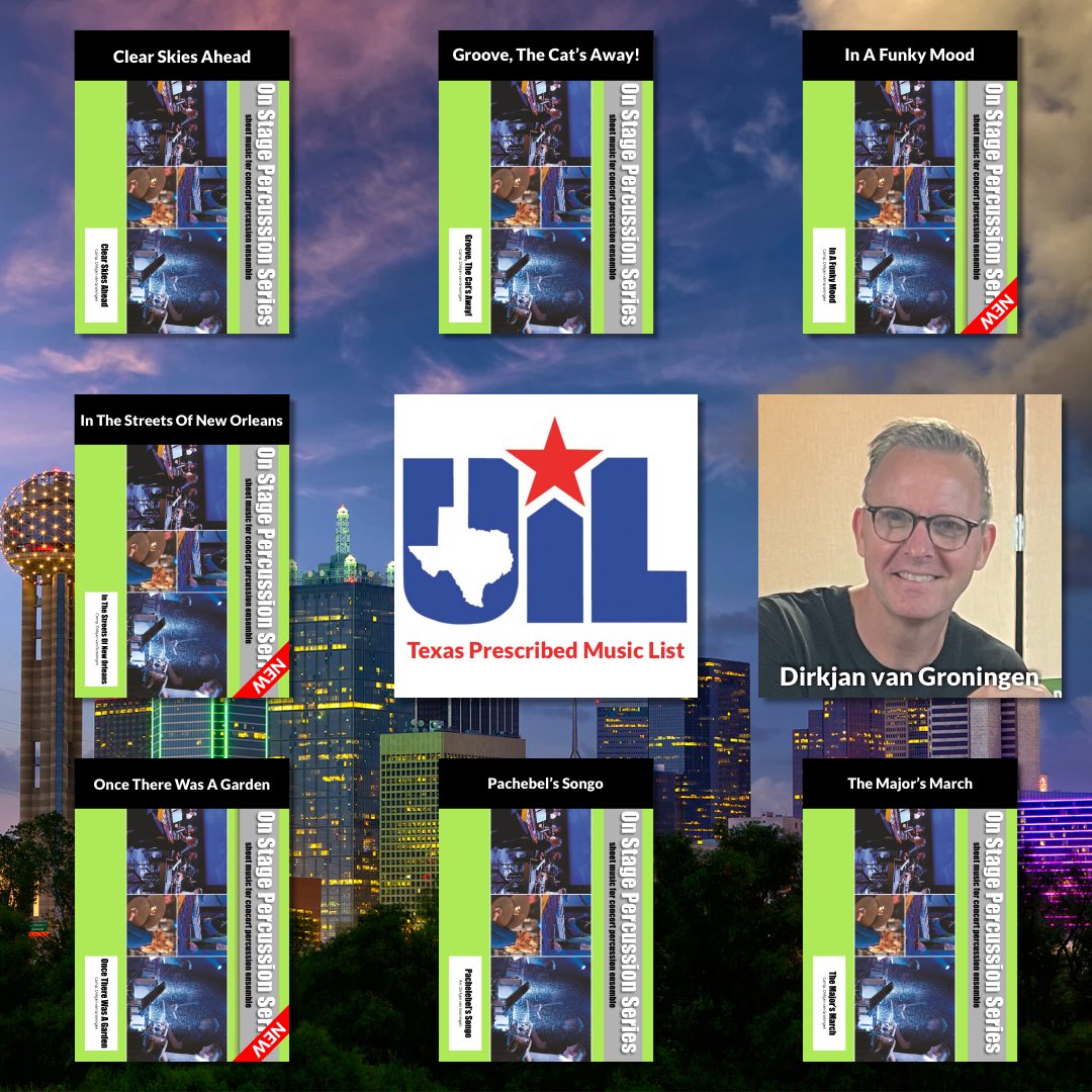 🥁 Wow! 🎶 These pieces just made it into the Texas Prescribed Music List 🎉 Want to hear the recording of the complete pieces on the list? Click the below link for more information!🤩

cmm-eu.com/collections/on…