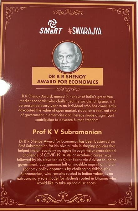 Prof. Krishnamurthy V Subramanian tweet media