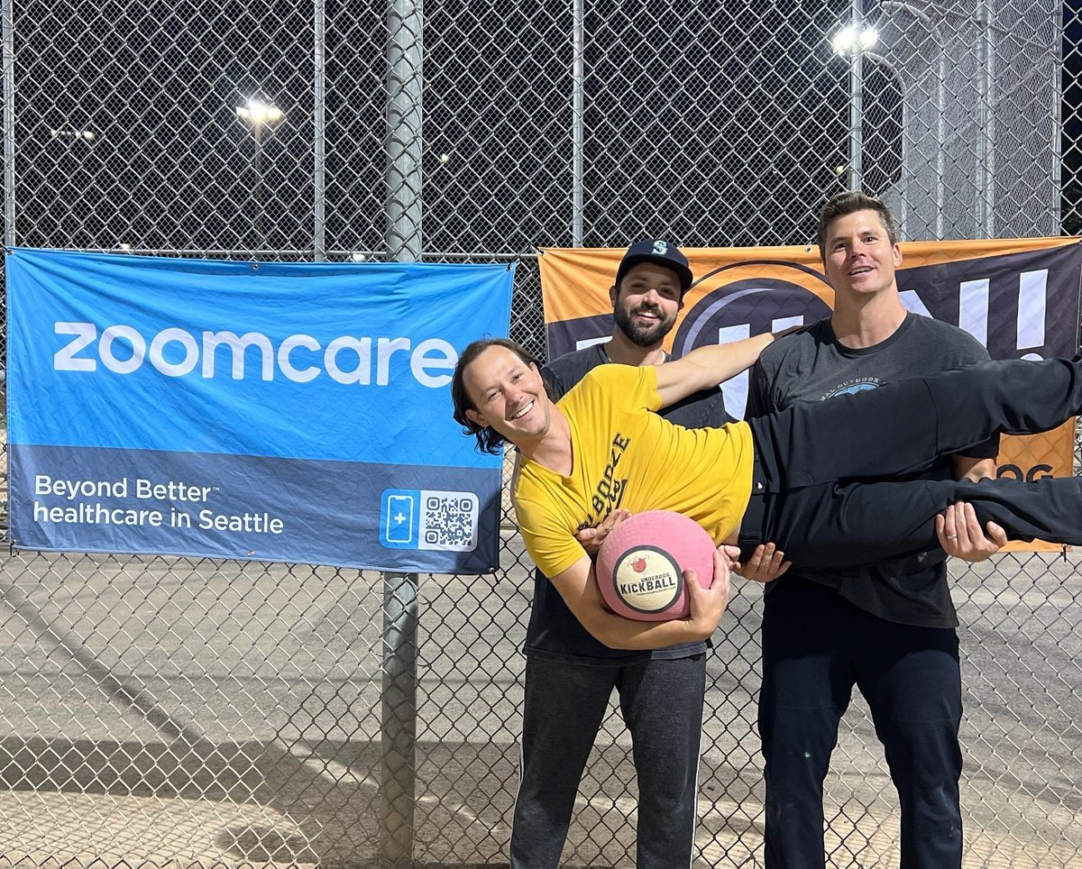 underdogseattle's tweet photo. #ZoomCarePlayerOfTheGame #UnderdogSeattle #MoreFriendsMoreFun #Kickball https://t.co/8dxrL65Vmt