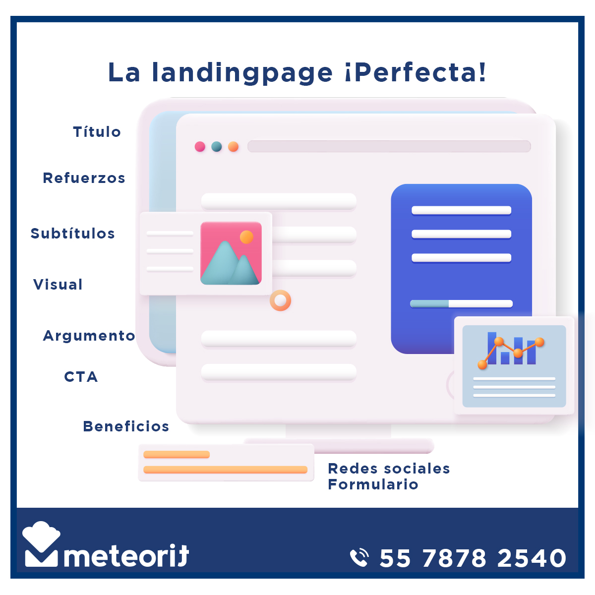 MeteorITmx's tweet photo. Las landing page están diseñadas con la finalidad de generar una acción específica de parte de los usuarios 
📱 https://t.co/4fuBRFYZqF

#marketingdigital #seo #instagram #facebook #marketing #google #growth #publicidad #estrategias #linkedin #digital https://t.co/RFGSNxXKqm