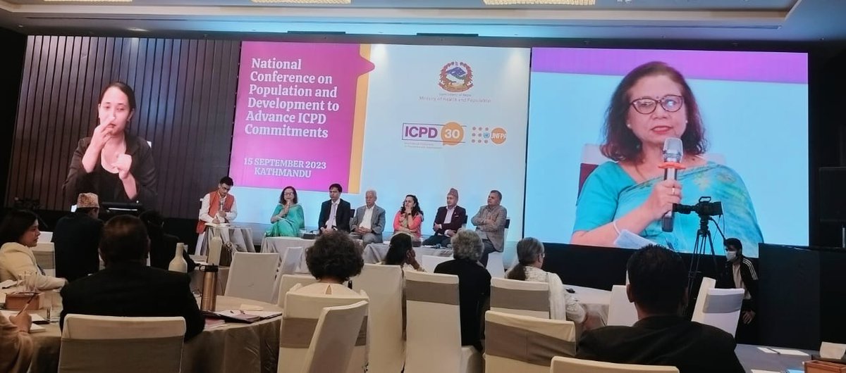 VSONepal's tweet photo. VSO participated in the National Conference on Population and Development and highlighted the need of gender responsive budgeting and additional efforts for social norms transformation with an increased access to GBV services. @UNFPANepal @VSO_Intl #ICPD https://t.co/VII4We8BPA