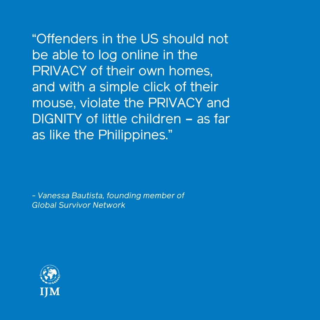 IJM's tweet image. IJM’s John Tanagho and Vanessa Bautista testified to the House @JudiciaryGOP. The hearing elevated the issue of online child sexual exploitation to Congress, an essential step in the fight for justice.
 
#Untilallarefree #EndOSEC