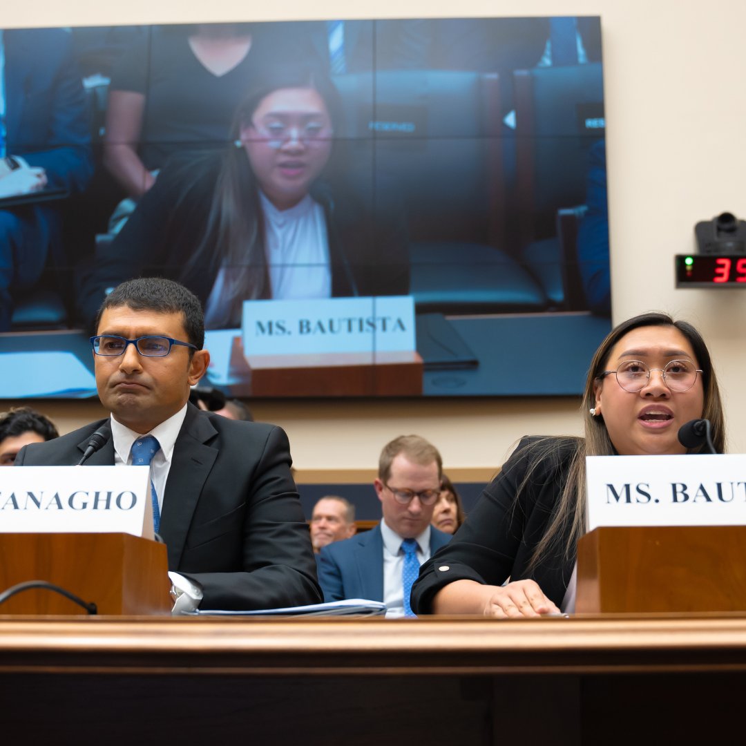 IJM's tweet image. IJM’s John Tanagho and Vanessa Bautista testified to the House @JudiciaryGOP. The hearing elevated the issue of online child sexual exploitation to Congress, an essential step in the fight for justice.
 
#Untilallarefree #EndOSEC