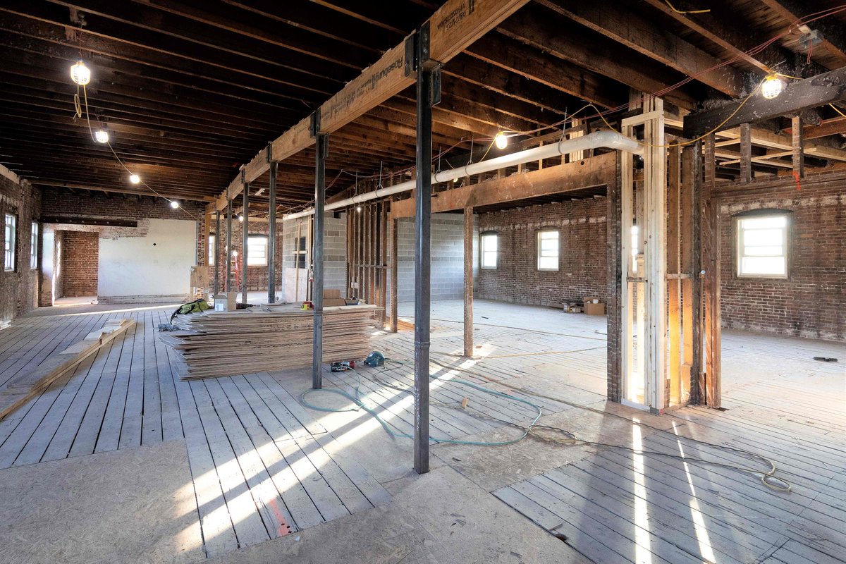COLANTONIOinc's tweet photo. Our gut renovation of 116 Norfolk Street for the Cambridge Housing Authority is progressing! Upon completion, this former convent will provide 62 affordable studio apartments. #affordablehousing #gutrenovation #teamwork #urbanconstruction https://t.co/4hHbBpmGTT