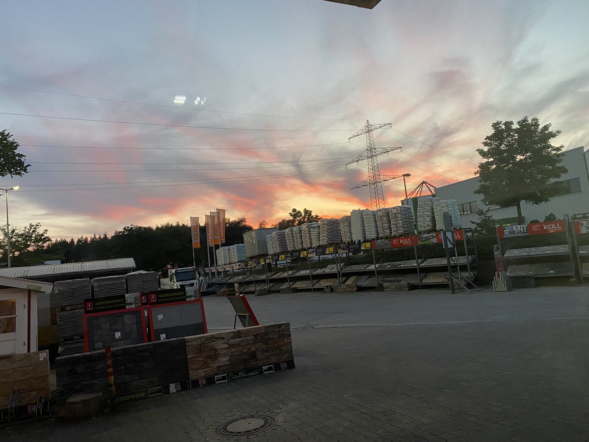 Baumarkt Romantik am Abend