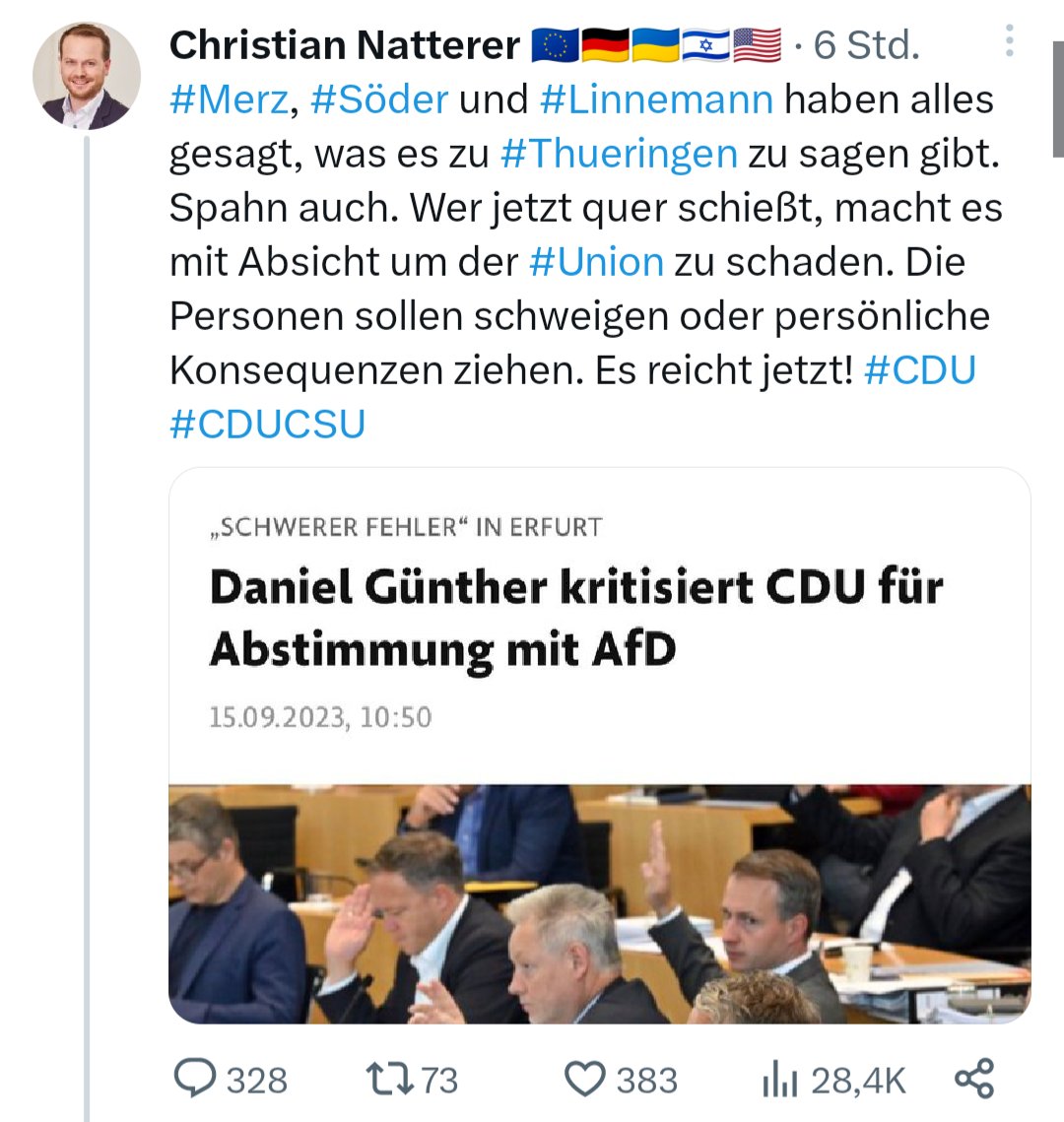 Berg_Oetzi's tweet photo. @Hoellenaufsicht #Natterer, Freund der klaren Worte: haltet jetzt endlich alle die Klappe, weil #Merz hat alles gesagt, jetzt ist dann gut🤡 https://t.co/lnsKWLiUOG