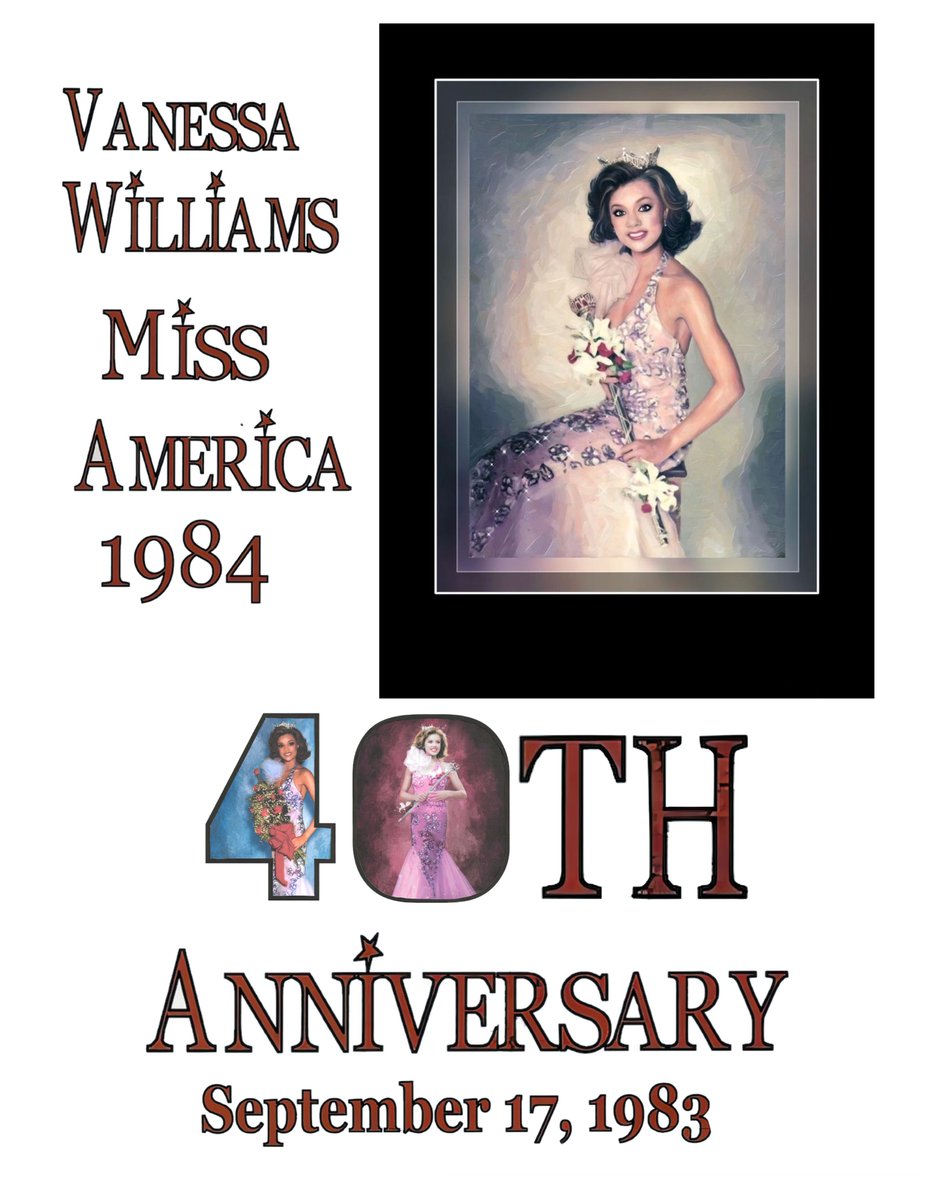 KennethBrown47's tweet photo. Miss America 1984-Vanessa Williams-40th Anniversary!!! https://t.co/mXEMMZ1Eyr