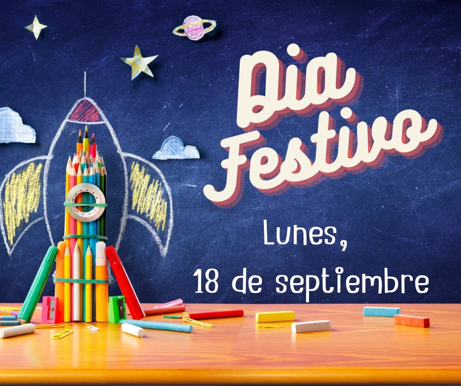 SSAISDFivePalms's tweet photo. No school Monday, Sept. 18th. 
Have a great weekend!

No habrá clases el lunes 18 de septiembre.
¡Ten un excelente fin de semana! https://t.co/OutbA3cnxl