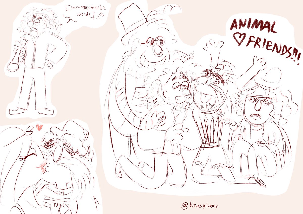 krasytoonz's tweet photo. The Electric Mayhem!!

#themuppetshow #theelectricmayhem 

#drteeth #janicethemuppet #floydpepper #lipsthemuppet #zootthemuppet #animalthemuppet #themuppets https://t.co/3pwIPmowXW