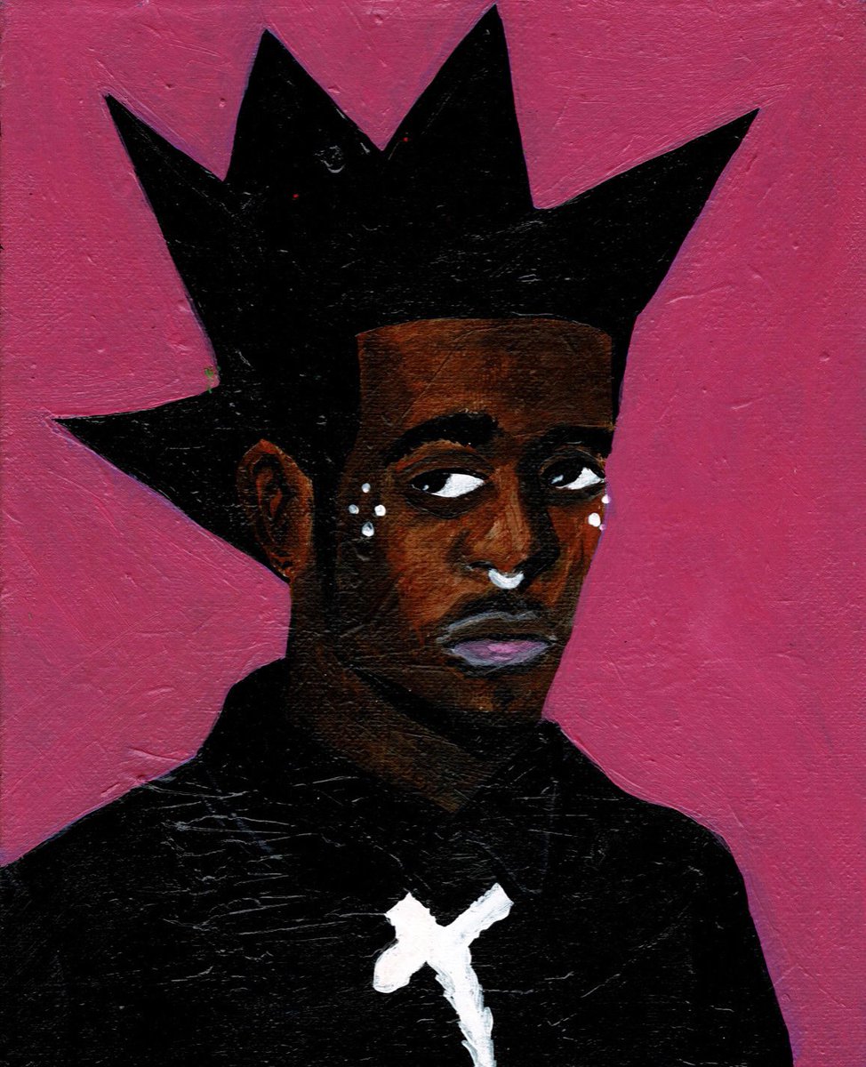 I just wanna rock 
8x10
Acrylic on canvas 
<a href="/LILUZIVERT/">Uzi London 🌎☄️💕®</a>