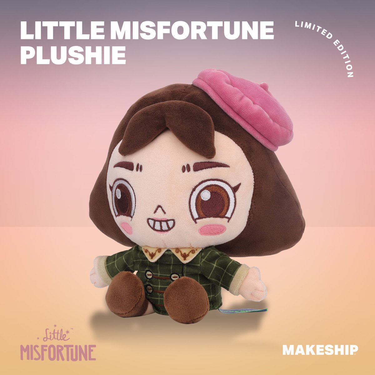 Killmondaygames's tweet photo. Little Misfortune limited edition plushie is finally here! 🎉🌈✨
👉 https://t.co/GhIX1p8m1C
Only available for purchase during this campaign! 

#KillmondayGames #LittleMisfortune #littlemisfortunegame #indiegame #horrorgame #creepycute #plushie #merch #littlemisfortunemerch https://t.co/iUrjFB0a7b