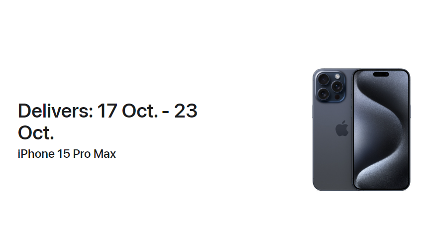 RyanVoutilainen's tweet photo. Apparently the @Apple #iPhone15ProMax 256gig is popular... I took too long to order and now I have to wait!
#FirstWorldProblems #SoldOut #iPhone15 #iPhonePreOrder #iPhone #Apple https://t.co/1Zca1A7yFz