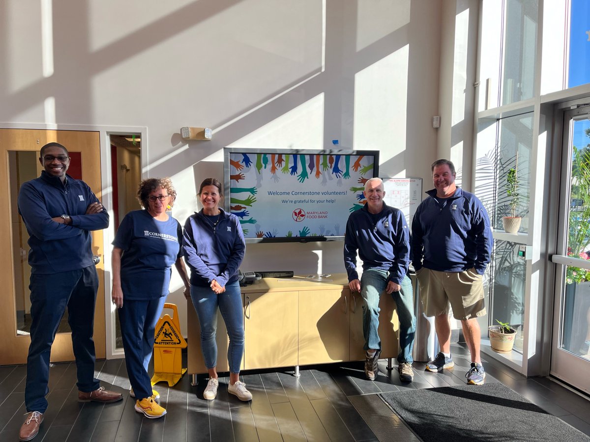 CGAGroup's tweet photo. Proud to kickoff Cornerstone’s 2023 Service Initiative with our Oklahoma team volunteering at @JoyInTheCause, a nonprofit providing care to those with life altering diseases and special needs, and our Maryland team volunteering at the @MDFoodBank dedicated to ending hunger. https://t.co/c7Bur1Slg3