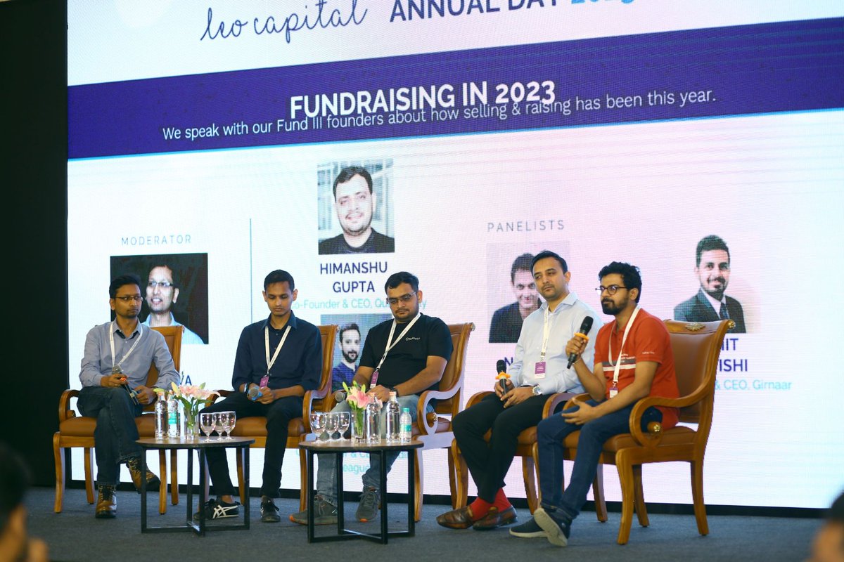 LeoCapitalVC's tweet photo. Sharing few glimpses from our first ever Annual Day 2023

A huge thank you to our founders, LPs and ecosystem partners for making it a huge success https://t.co/Q1xEthrpTQ