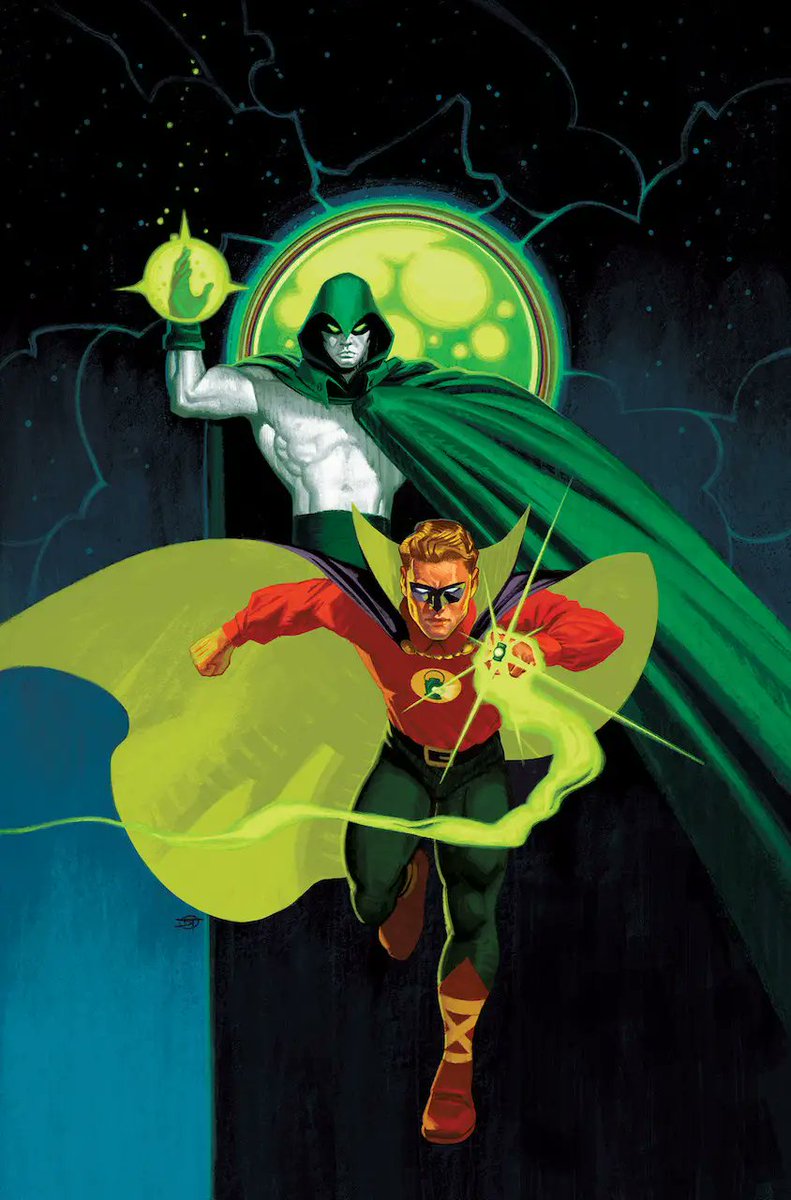 green lantern and spectre from alan scott: the green lantern #3 cover