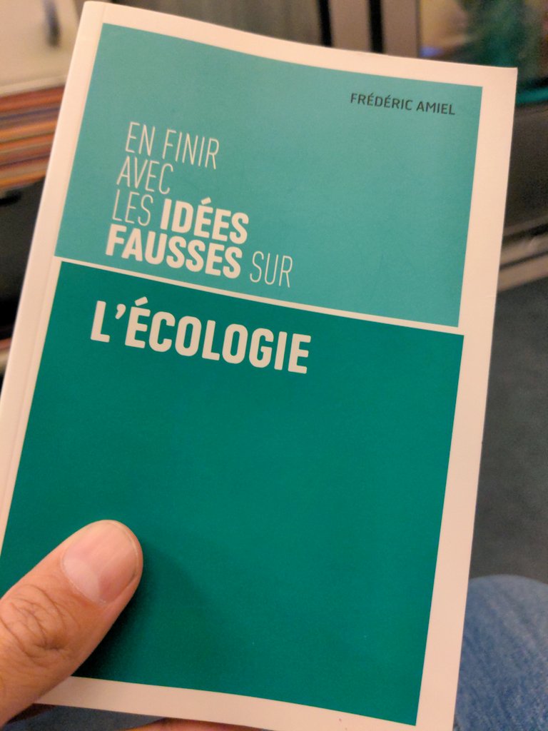 Pas moins de 43 idées fausses sur l'écologie que @Fredericamiel torpille (c'est écolo les torpilles?) Bravo pour ce nouvel opus chez @AtelierEditions