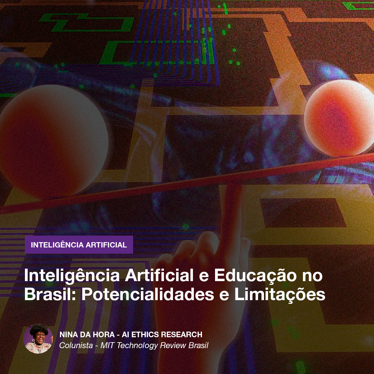 MITTechReviewBr's tweet photo. As vantagens do uso da IA na educação são diversas, mas há também preocupações que vão do impacto no desenvolvimento dos alunos até questões de acessibilidade à tecnologia. Leia mais:https://t.co/fW9e6lDE73 https://t.co/uzttuhsL3a