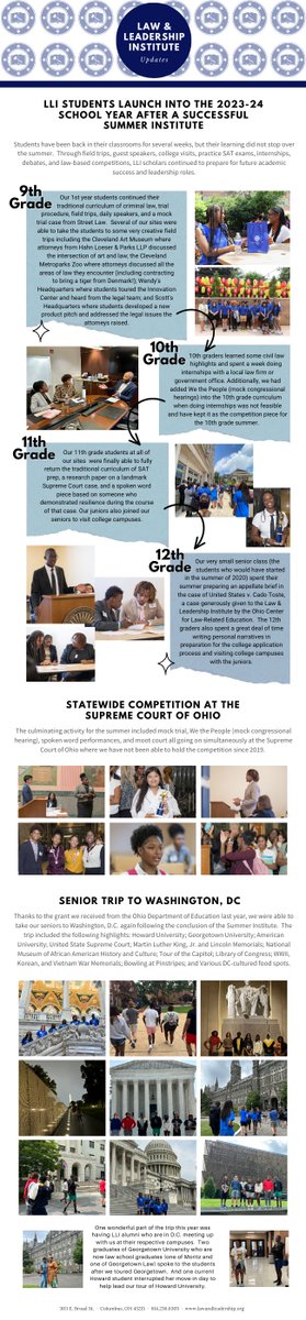 NeffJeremy's tweet image. @LLInstitute has wrapped up another successful summer. If you're an educator now is the time to start thinking about what 8th graders might benefit from this fantastic program next summer+. I've volunteered with LLI for years and am happy to answer any questions you may have.