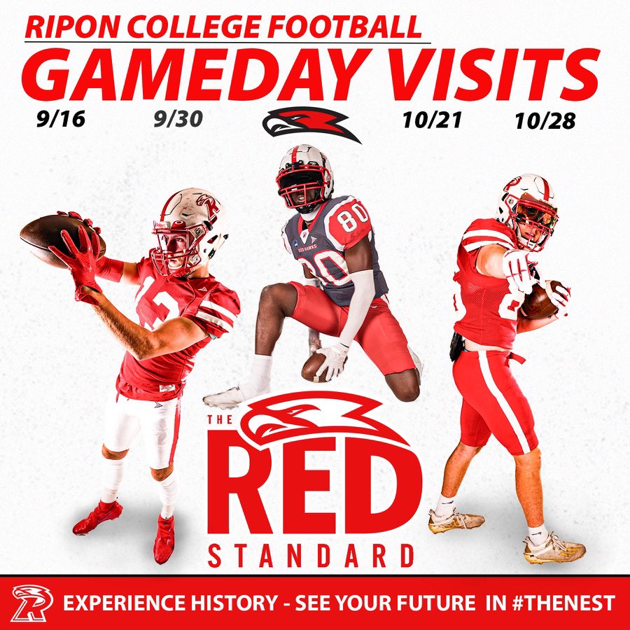 AshtonLittrell's tweet photo. Thanks to @CoachPetkoff at Ripon college for the luck and game invite! https://t.co/bHscun9BWR