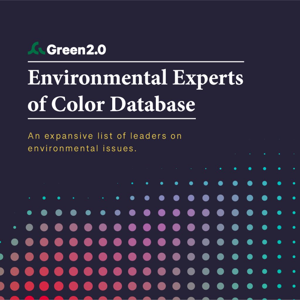 BlackOakDMV's tweet photo. Check out the Green 2.0 Environmental #ExpertsofColor Database! Our partner @DiverseGreen designed this resource to connect people with an expansive set of leaders on various environmental topics.
👩🏾💻🌱 Learn more and explore the database at https://t.co/K2KacyOLhp https://t.co/lRwjEvC1Ei