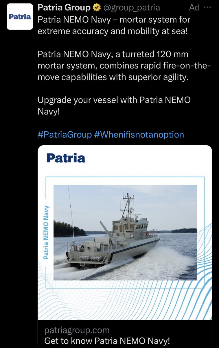 cukeking's tweet photo. If you block enough advertisers you eventually get past the weird dump truck and CB radio ads and start getting the cool stuff like 120mm ship based mortar turrets. https://t.co/zl6vKDlnXh