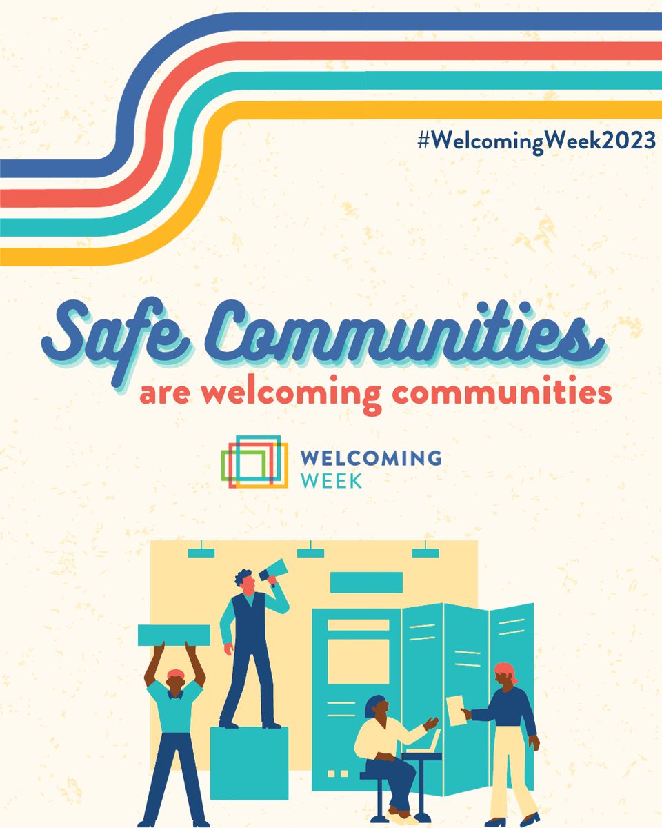 WelcomingWeek's tweet photo. 🔒 Today, we dive into strategies for cultivating a secure and reassuring community. By nurturing trust and support, we guarantee that everyone experiences a sense of protection. 🤗🌆 #WelcomingWeek2023 #SafeCommunities https://t.co/NkAVd2Dy4X