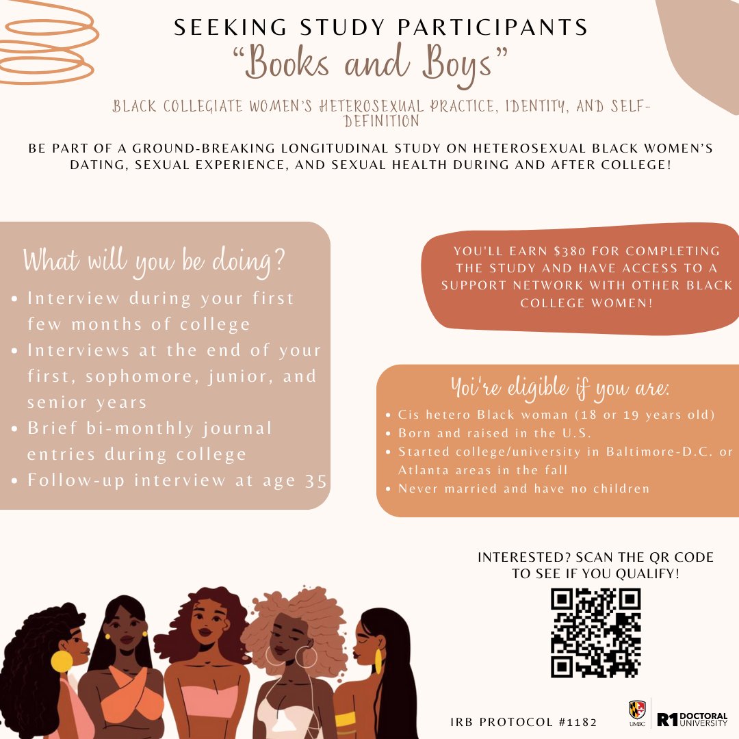 Dr. Mercedez Dunn (Center for Health, Equity, &amp; Aging in the Department of Sociology, Anthropology, &amp; Public Health) is recruiting for her newest study! Please share to help her spread the word! :)

<a href="/UMBC_CAHSS/">UMBC CAHSS</a> <a href="/UMBCsaph/">UMBC Sociology, Anthropology & Public Health</a> <a href="/UMBCSocSci/">UMBC Center for Social Science Scholarship</a>