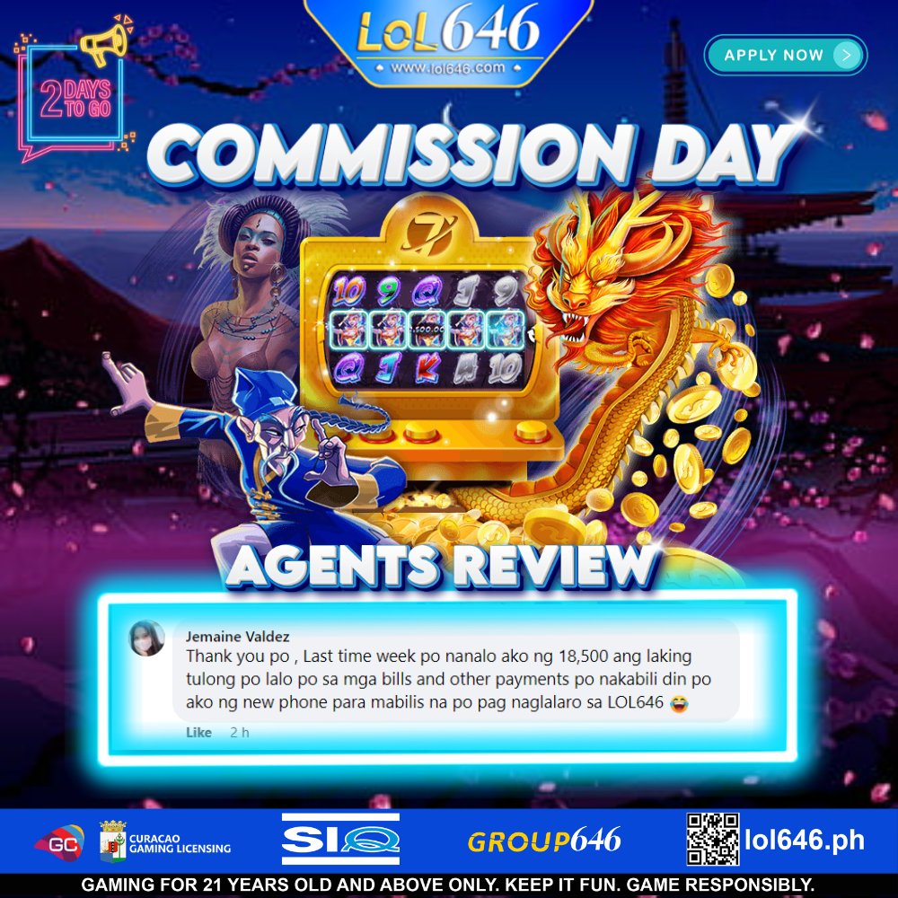 Lol646Partners's tweet image. 💸 AGENTS REVIEW 💸

🫶 THANK YOU for trusting LOL646 🫶

🕺🏼 APPLY NOW ! 🕺🏼

📥 REGISTER HERE:
➡️ bit.ly/3QrtW8Y

🪧  Follow our LOL646 Partners SNS:
➡️ bit.ly/3KwLTOQ

#LOL646 #moneypiece #earningonline #happyearnings #philippinecasino #moneygrinding