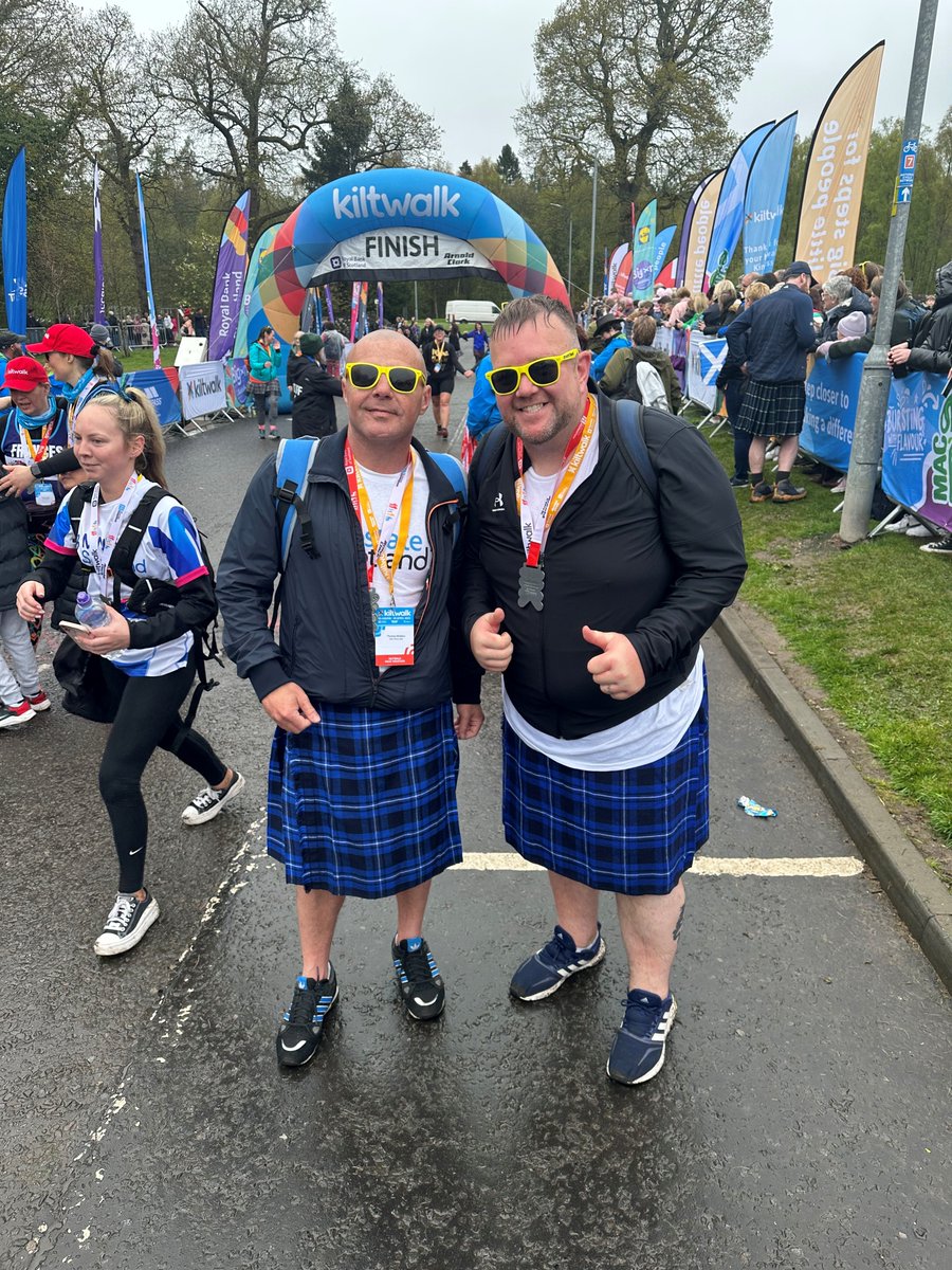 Sending best wishes and a BIG THANK YOU to all our supporters getting ready for the #KiltwalkEdinburgh on Sunday.
Please stop and say hello at our Charity Cheer Point on the Blackhall Footpath, about 1.5 miles before the finish - we'd love to meet you!