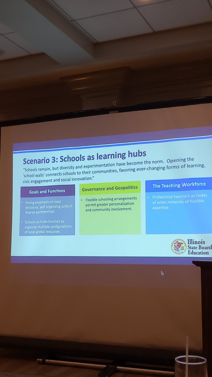 Hands down one of the best speakers we've ever had @SuburbanSupts today as @ISBEnews State Superintendent and former SSA board member @TonySandersSupt threads multiple learning metaphors to present a better vision of learning in Illinois schools. #SSA